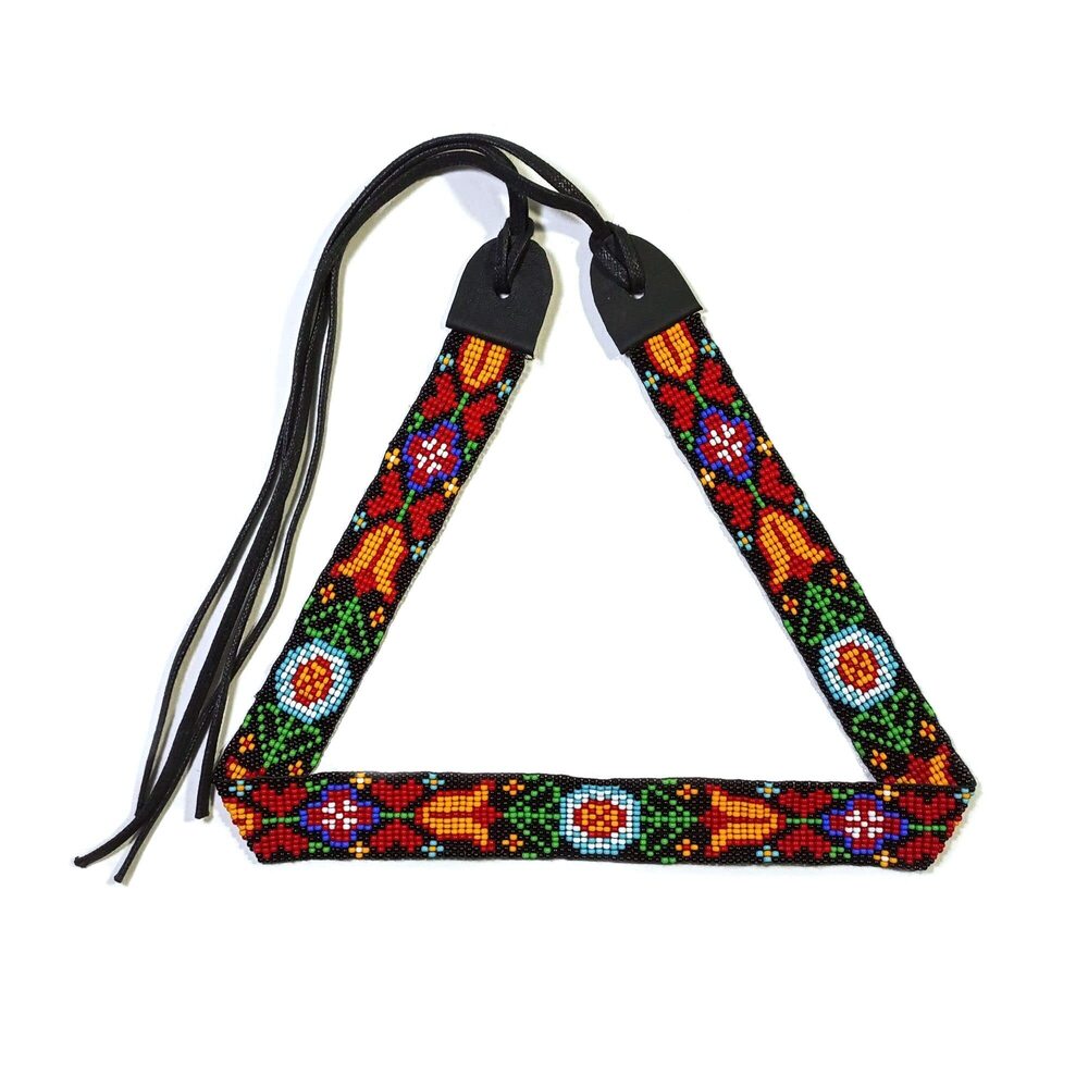 4287 Beaded Hatband Native American Style Southwestern Cowboy Rode Handmade